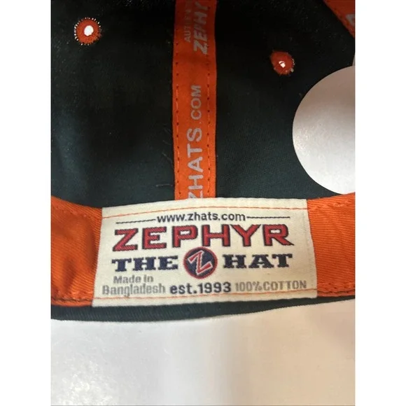 Zephyr Miami Hurricane SnapBack Basketaball The U Green - Picture 6 of 6